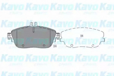KAVO PARTS bp6638 -  Комплект тормозных колодок, дисковый тормоз